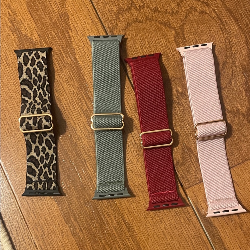 Set of Four Stylish Watch Bands